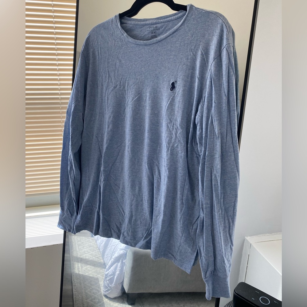 Polo Ralph Lauren - Classic Fit 100% Cotton Crewneck T-Shirt in Blue - Size M